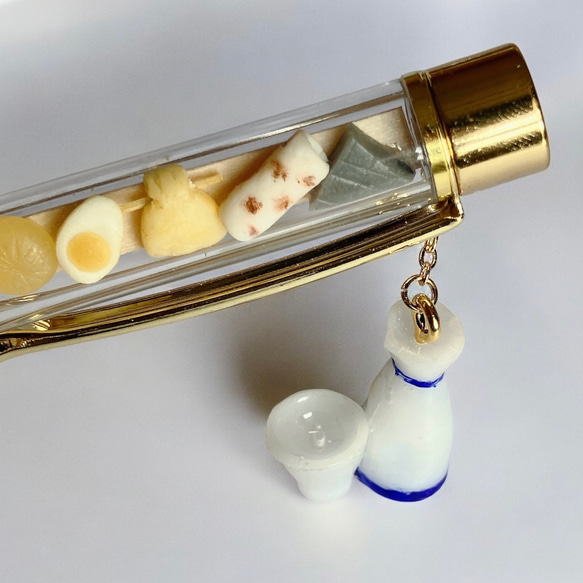 《身も心もほっこり》ミニチュアおでんのボールペン 4枚目の画像