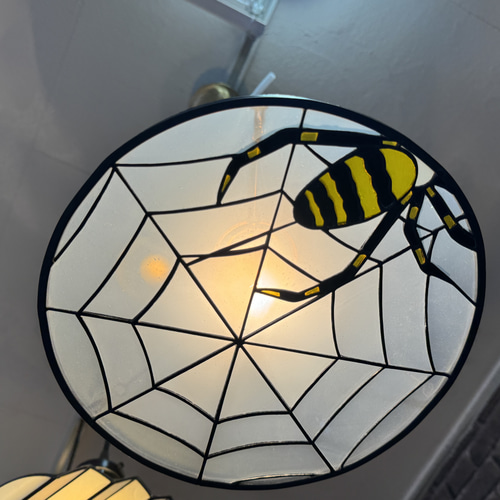 spider 工房オリジナル 蜘蛛 ペンダントライト アンティーク