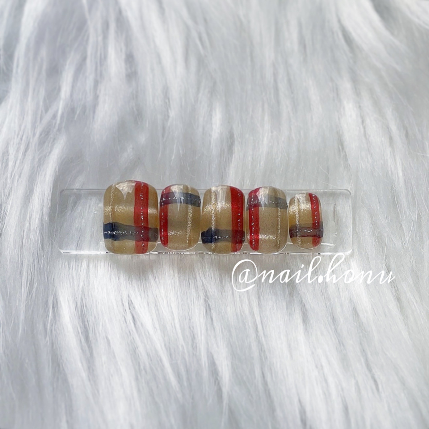 No. 121 チェックネイル/インクネイル/マグネットネイル