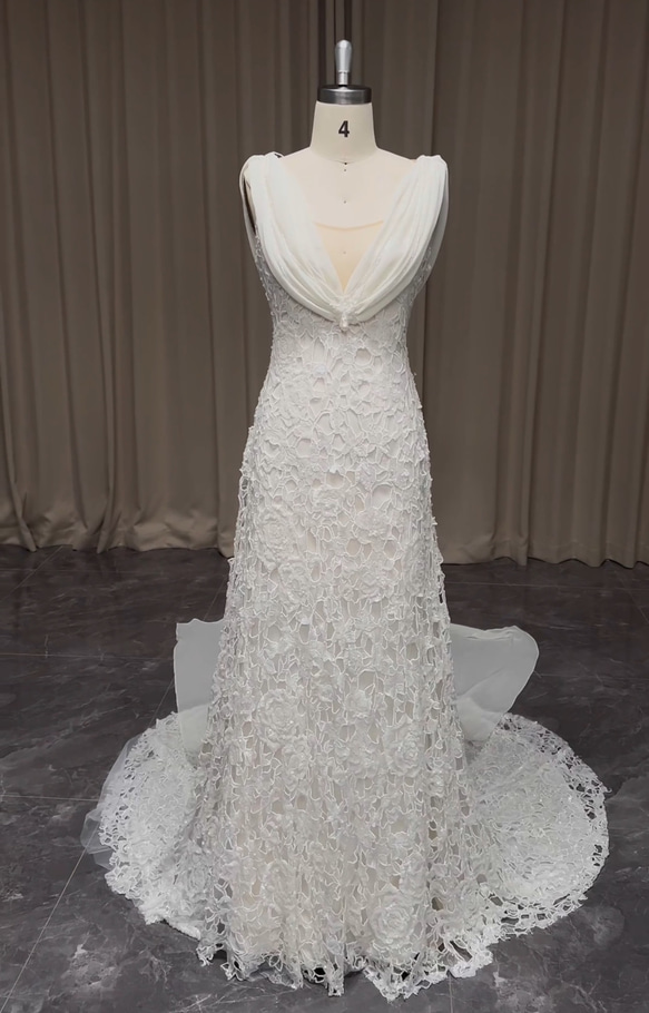 GINZA COUTURE フラワーレースドレス GINZA COUTURE フラワーレースドレス GINZA COUTURE フラワー