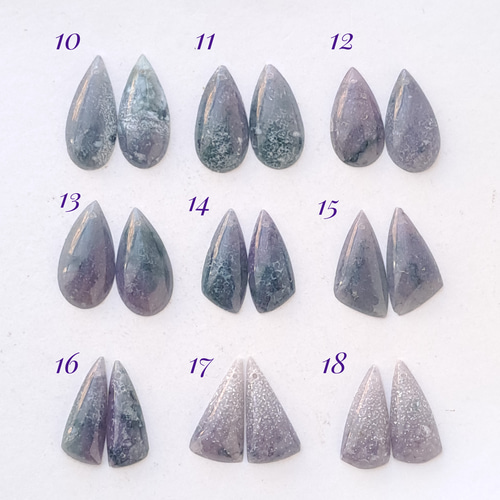 14kgf つぶつぶグレープアゲートピアス♡ 14kgf つぶつぶグレープアゲートピアス♡ 闇夜のぶどう狩り @online