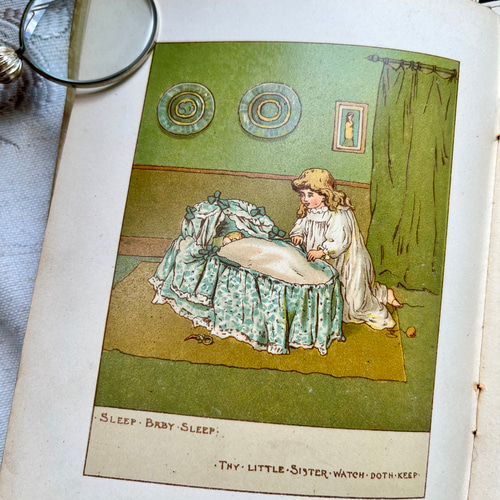 英国で出会った♪ アンティーク 古書 1890年版 詩集絵本 「TENS