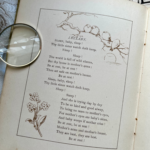 英国で出会った♪ アンティーク 古書 1890年版 詩集絵本 「TENS