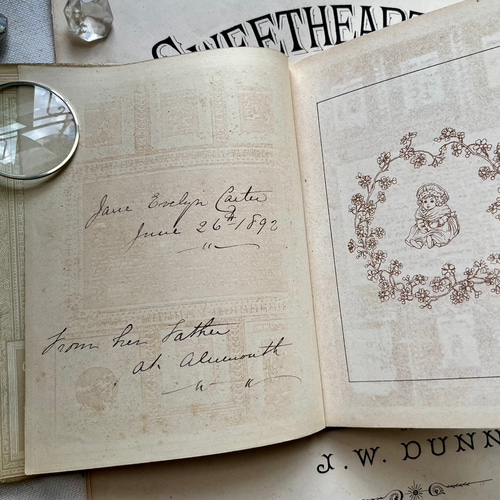 英国で出会った♪ アンティーク 古書 1890年版 詩集絵本 「TENS