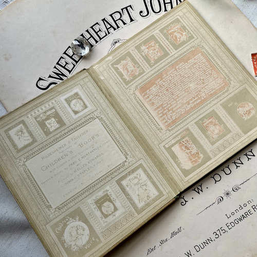 英国で出会った♪ アンティーク 古書 1890年版 詩集絵本 「TENS