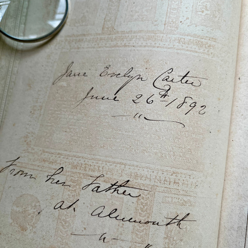 英国で出会った♪ アンティーク 古書 1890年版 詩集絵本 「TENS