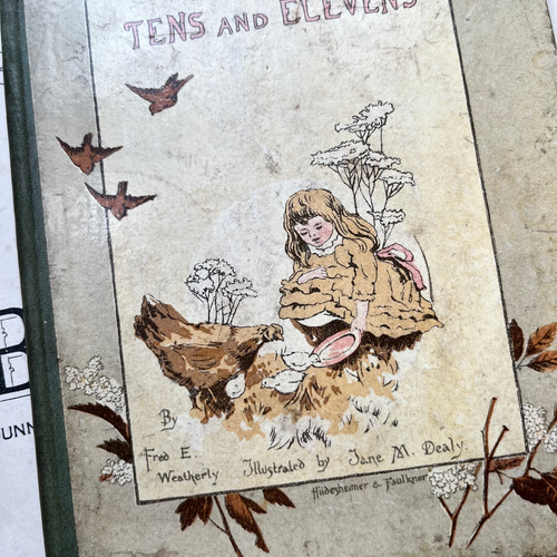 英国で出会った♪ アンティーク 古書 1890年版 詩集絵本 「TENS