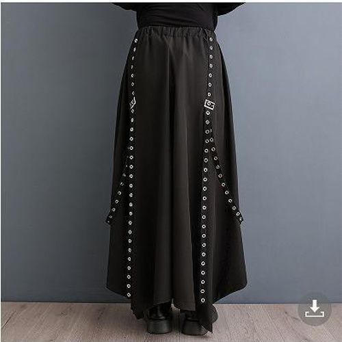 おしゃれ　大きいサイズ レディース ワイドパンツ　モード系　春 秋冬 新品 大きいサイズ】 レディース ワイドパンツ モード系 春 秋冬 新品