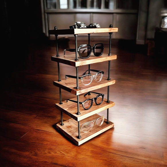 メガネスタンド アイアン サングラススタンド アイアンラック アイアン