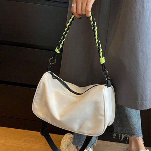 ファッショナブルな カラフル な編み込み装飾 シック な 軽量 ナイロン