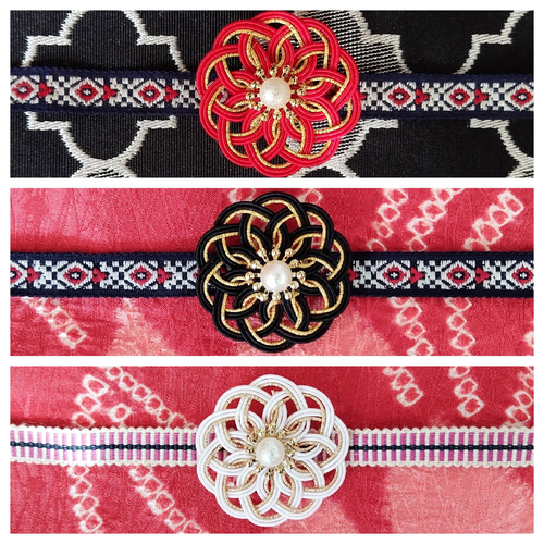 帯留め 水引 三分紐用 和 和風 着物 帯留め もなかもな 通販 18675095