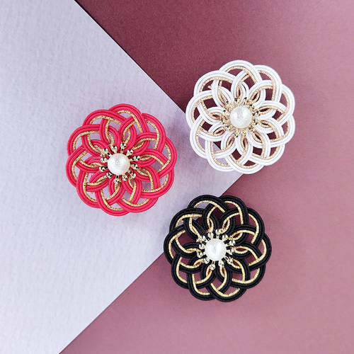 帯留め 水引 三分紐用 和 和風 着物 帯留め もなかもな 通販 18675095