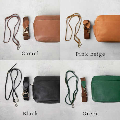 ショルダーバッグ 本革 収納 大容量 斜めがけ バッグ TIDY BOX HAB033