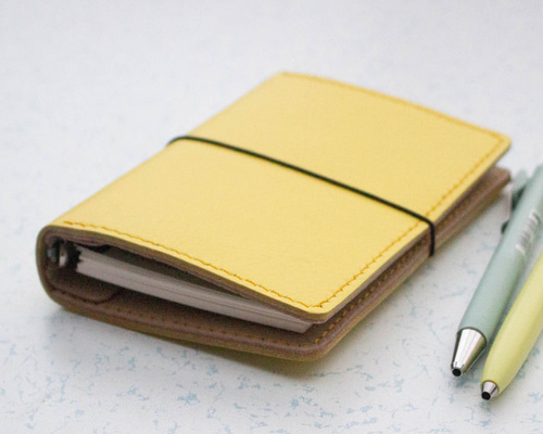 システム手帳カバーM6 ゴールドリング ＊受注制作 システム手帳カバーM6 ゴールドリング ＊受注制作