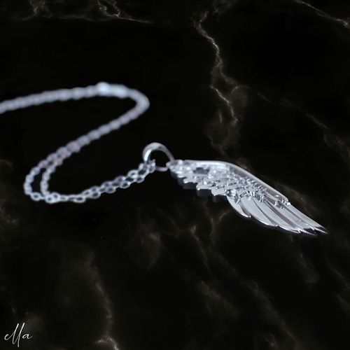 羽根 翼 ユニセックス ネックレス シルバー925 silver925 純銀 羽根 翼 ユニセックス ネックレス シルバー925 silver925 純銀