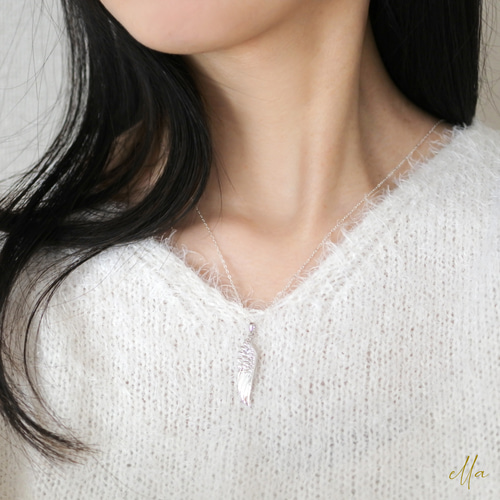 羽根 翼 ユニセックス ネックレス シルバー925 silver925 純銀