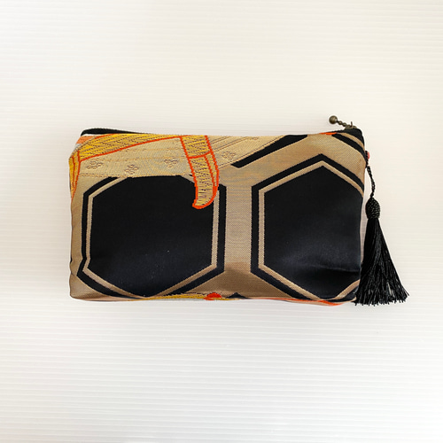 大人可愛いセレブポーチ帯リメイクポーチ化粧ポーチマルチポーチマルチ