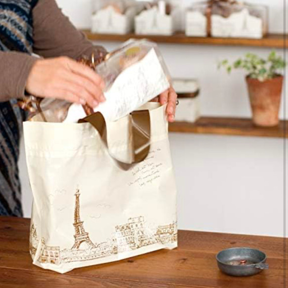 送料無料　エッフェル塔デザインのショッピングバッグ　お試し　1枚　ポイント消費に 2枚目の画像