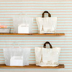 送料無料　エッフェル塔デザインのショッピングバッグ　お試し　1枚　ポイント消費に 3枚目の画像