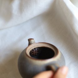 鉄粉のある　急須　アンティークグリーンブルーグレー　陶器 7枚目の画像