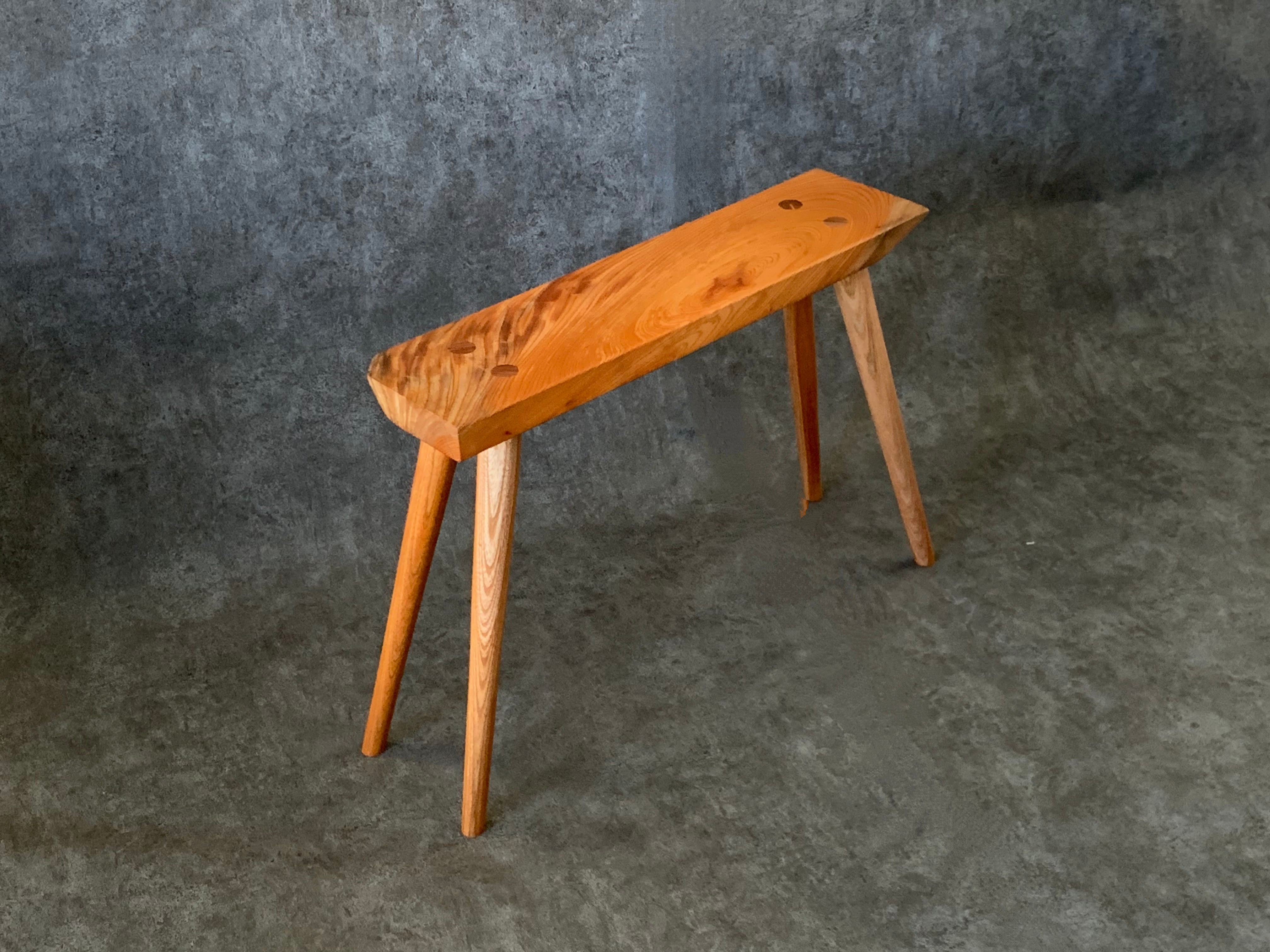 自然が創り出した芸術品　スポルテッド欅ベンチ　1〜2人用 自然が創り出した芸術品 スポルテッド欅ベンチ 1〜2人用 ベンチ の