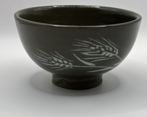 黒高田麦絵象嵌(小) 茶碗・めし碗 肥後高田焼伝七窯 通販 18677131