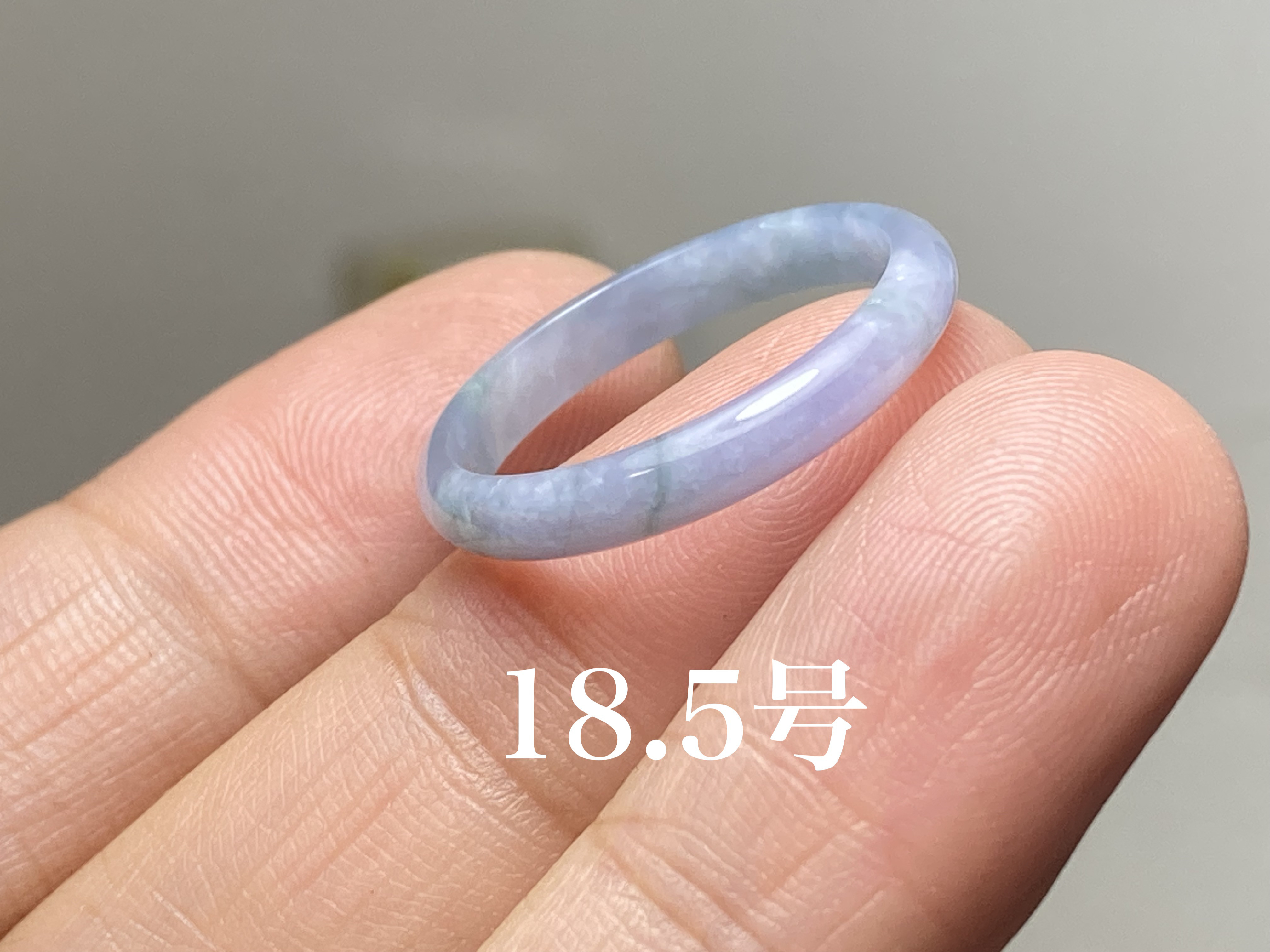 L10-29 一点物 ラベンダー 藍花 18.5号 天然グアテマラ産 A貨 本