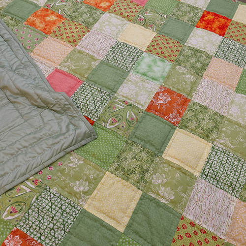 パッチワークキルト ブランケット 1 カーペット・絨毯・ラグ・マット