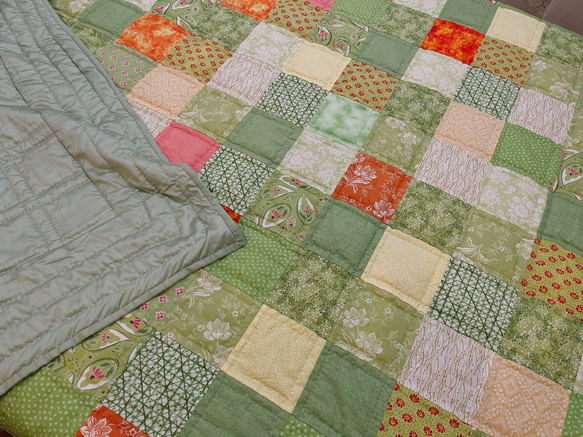 パッチワークキルト ブランケット 1 カーペット・絨毯・ラグ・マット