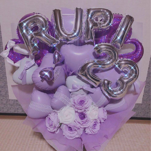 成人式 卒業 バルーンブーケ バルーンギフト 花束 推し活 生誕祭 成人