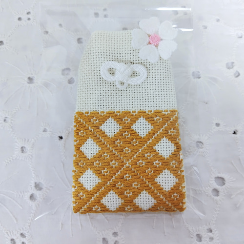 ☆専用☆こぎん刺し お守り袋 10こ こぎん刺しのお守り」キットが新発売になりました！ こぎん刺し