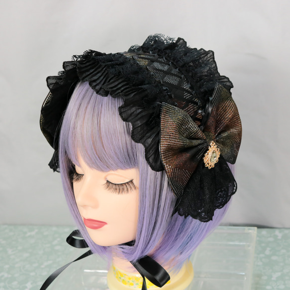 亜珈×クラシカル③ ヘッドドレス ロリータ クラロリ ヘッドドレス 