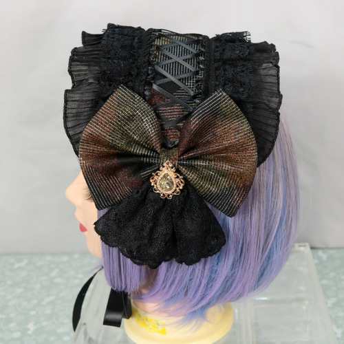 亜珈×クラシカル③ ヘッドドレス ロリータ クラロリ ヘッドドレス 