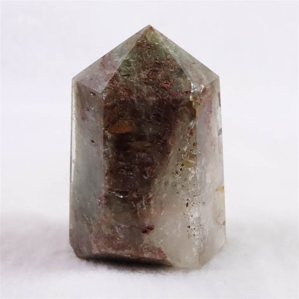 ブラジル産 龍神ガーデンクォーツ 庭園水晶 六角柱ポイント 84.6g #40257