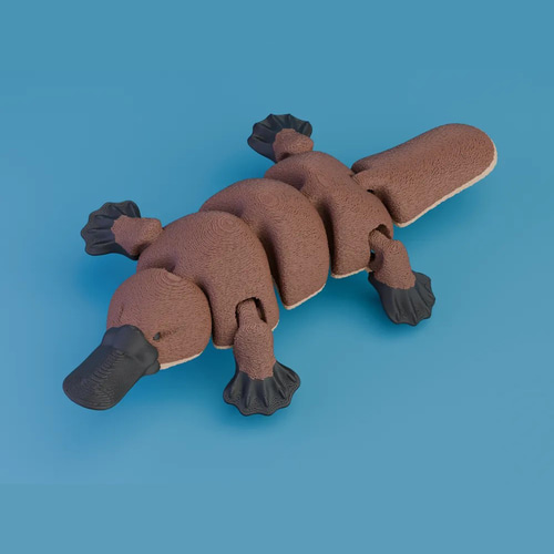 くねくねカモノハシさん / おもちゃ キーホルダー キーホルダー