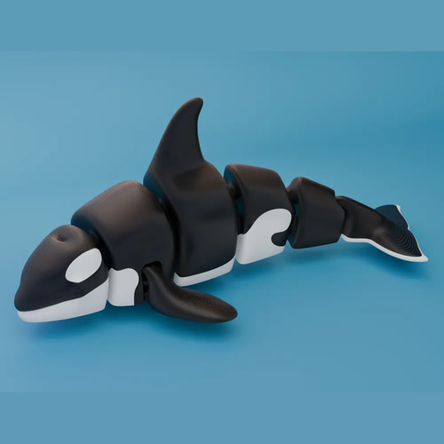 くねくねシャチさん / おもちゃ キーホルダー キーホルダー KeyCharm