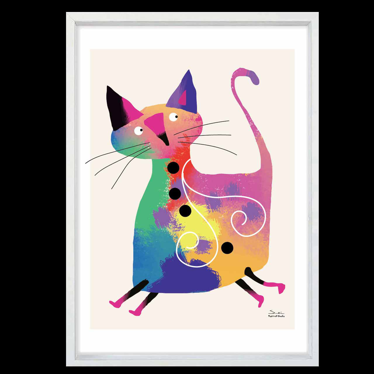 な〜んだ？たぶんイヌ　お気に入り8000件突破　イラスト　ポスター　A4〜A1　アート  　アートポスター　3200