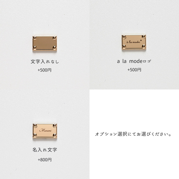 福袋 スマホポシェット 【 フィオレッティ チェック柄 1本収納 ミラー付き リップケースセット 】 名入れ HO11A 17枚目の画像