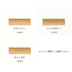 福袋 スマホポシェット 【 フィオレッティ チェック柄 1本収納 ミラー付き リップケースセット 】 名入れ HO11A 10枚目の画像