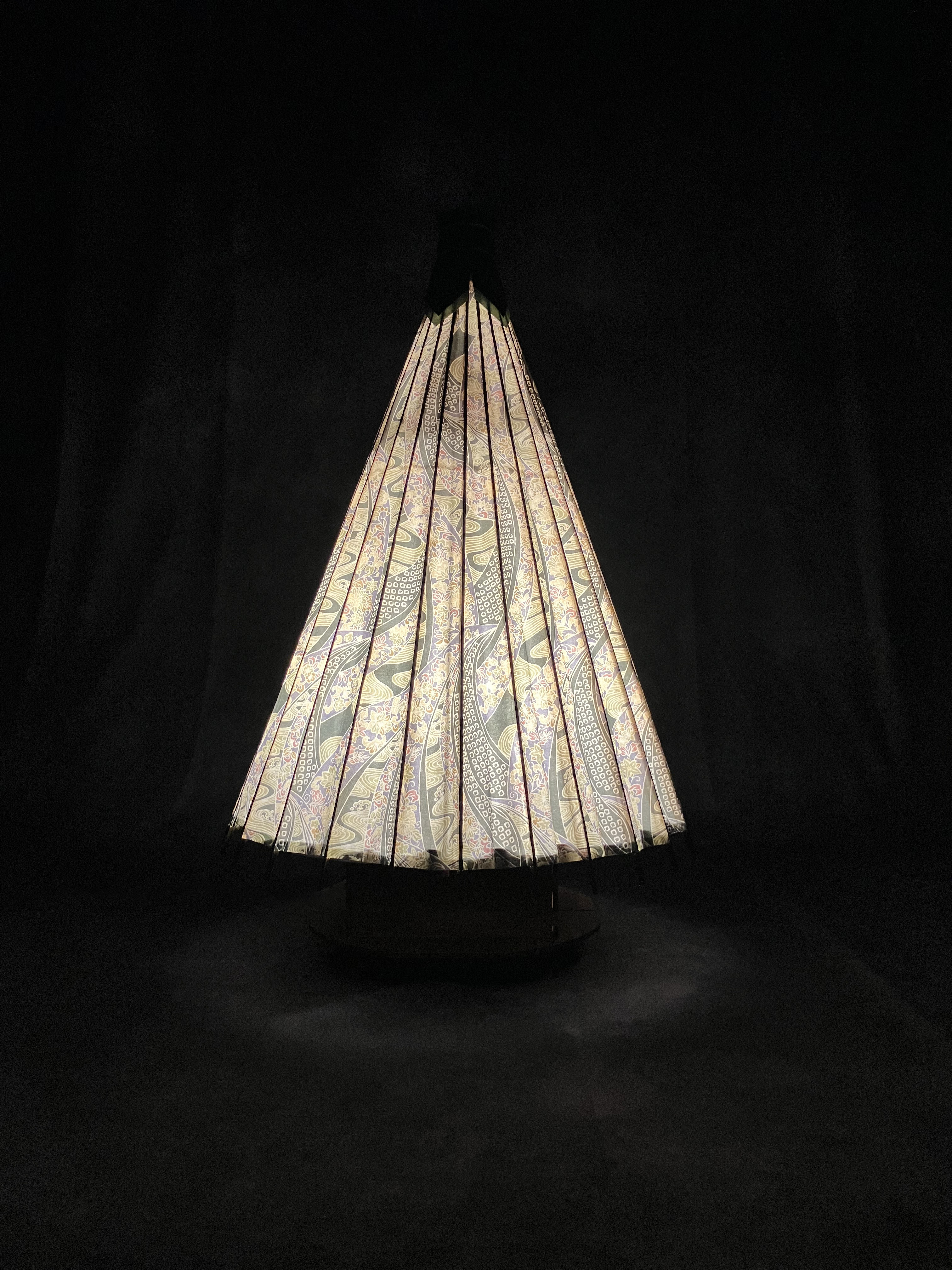 fuie LIGHT　(フイエ　ライト)　大分中津和傘コラボモデル　浅緑(Asamidori)　間接照明　ライト　ランプ