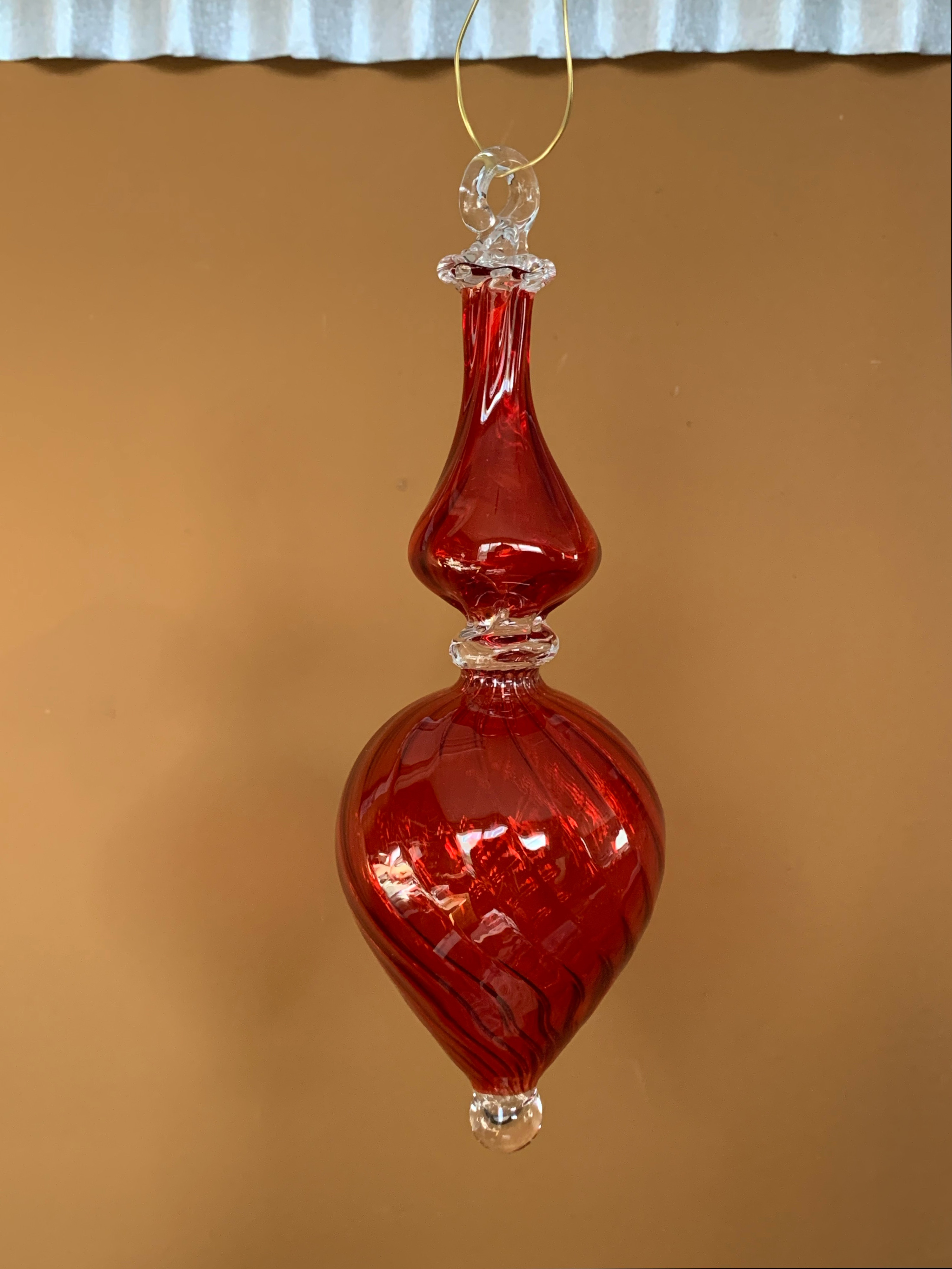 ガラスのクリスマスオーナメント