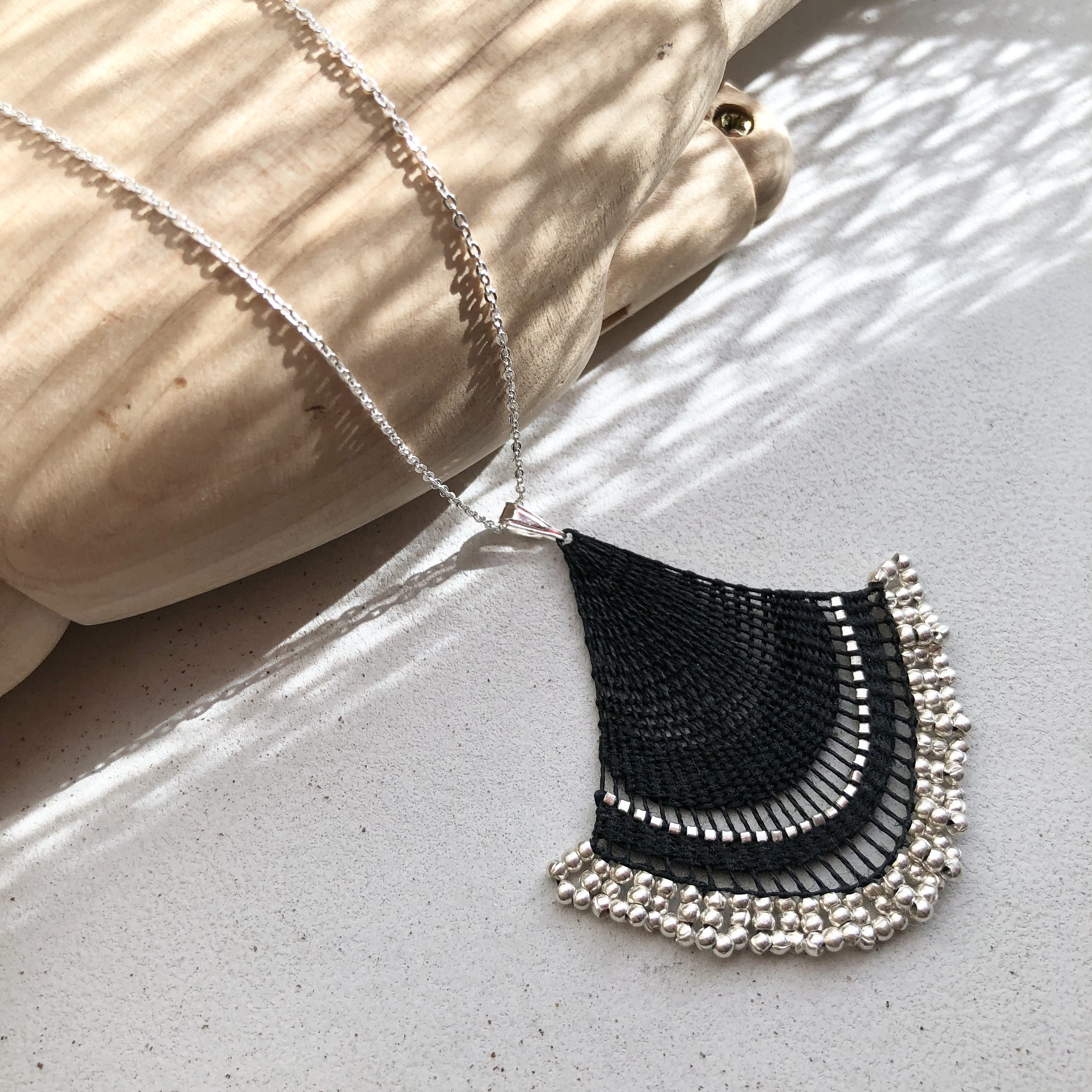 【受注制作】Ñanduti × KAREN silver necklace