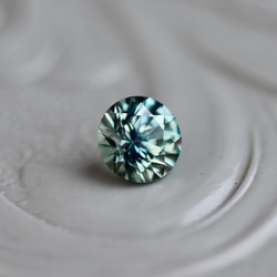 モンタナサファイア 0.25ct 3.7mm アメリカ・モンタナ州産  朝顔【MJ2426】 3枚目の画像