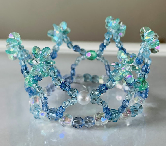 世界に一つ⭐︎ミニミニビーズティアラ♡泉の精⭐︎森のプリンセス