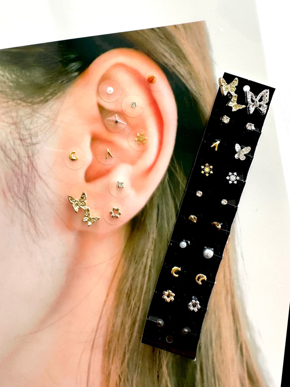 いち様　耳つぼジュエリー 20枚セット いち様 耳つぼジュエリー 20枚セット いち様 耳つぼジュエリー 20枚セット