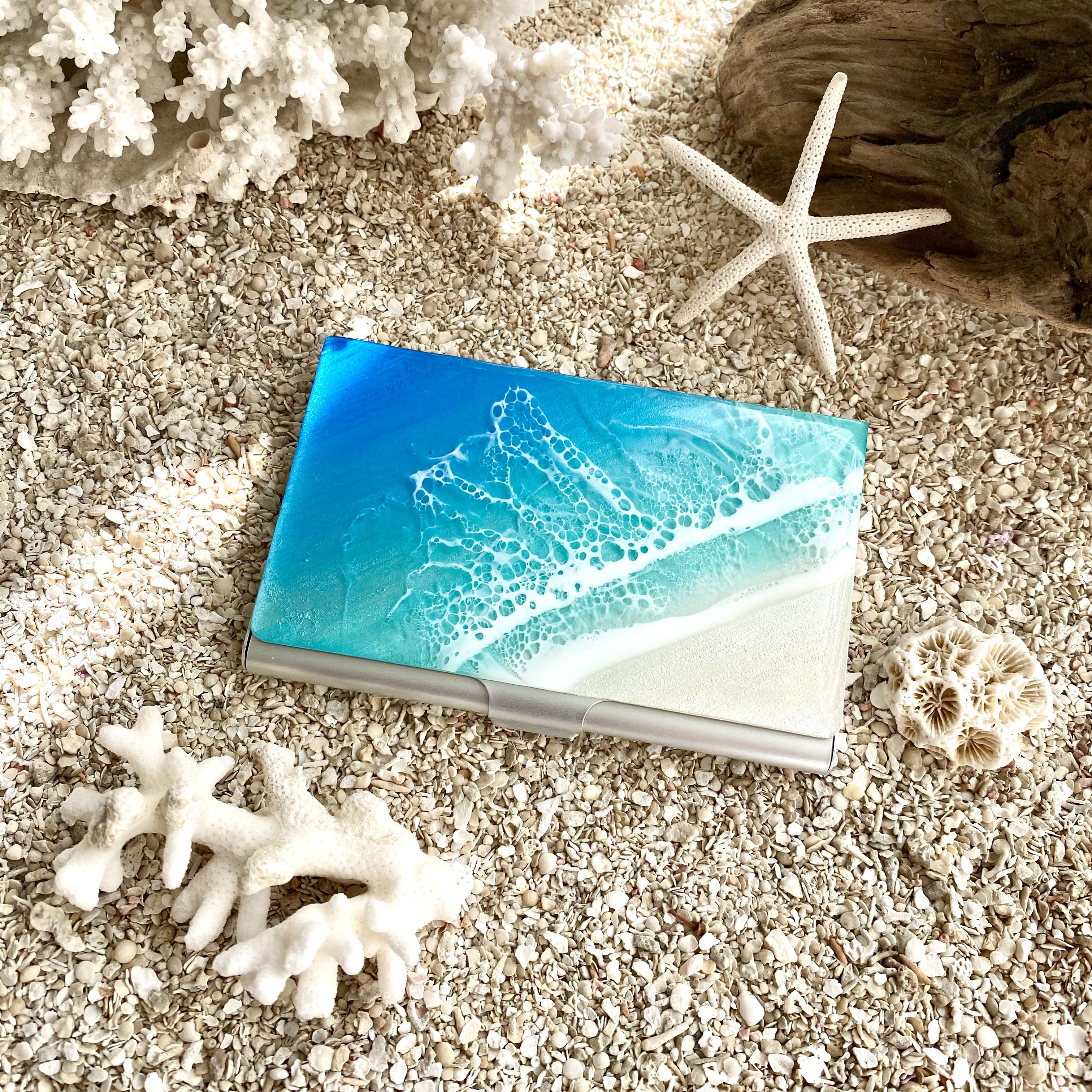 ディッシュケース 海レジン アート 🩵 Resin art tissue box