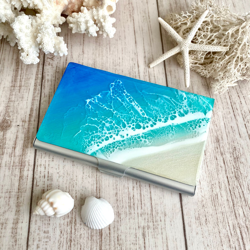 レジン海アート・カードケース 名刺入れ 名刺入れ・カードケース Calm  