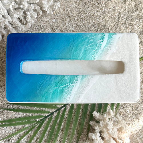 レジン海アート・ティッシュケース ソフトパックティッシュ専用 その他