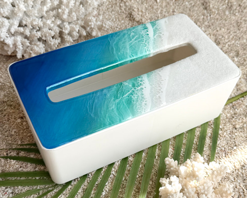 レジン海アート・ティッシュケース ソフトパックティッシュ専用 その他