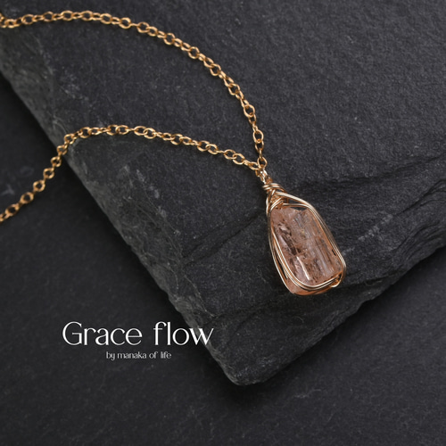 天然石　スフェーン　ピアス　ワイヤーラッピング　14kgf 天然石 スフェーン ピアス ワイヤーラッピング 14kgf ロードライト